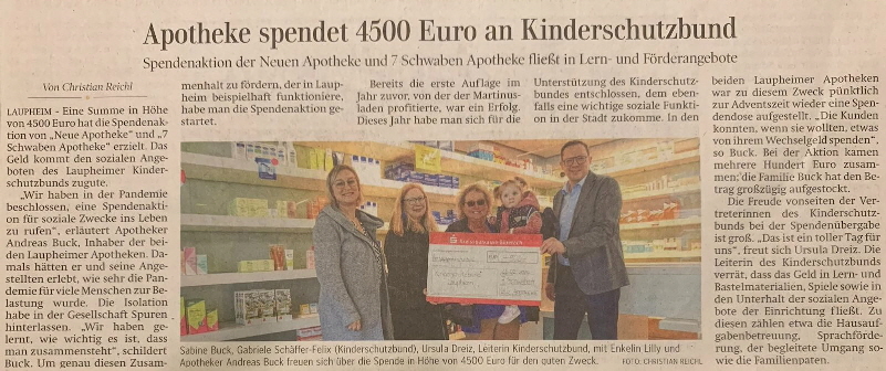 Spende Apotheken 2024